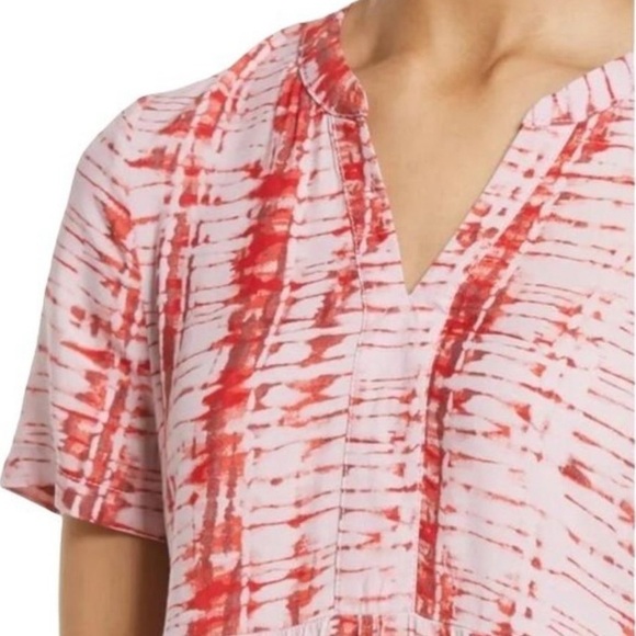 Beach Lunch Lounge Sz XS Dye Boho Western Tiered CottageCore Dress - Picture 2 of 10